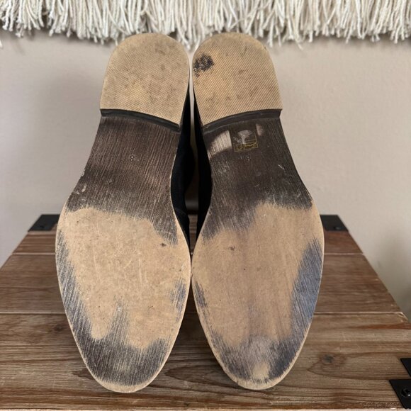 Jeffrey Campbell X Free People Vega Black Metal Toe Cap Flat Combat Boot Size 8 - Picture 13 of 16